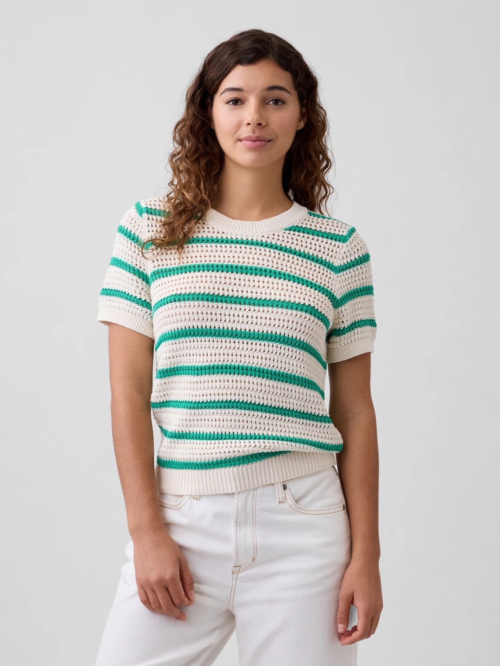 Gap Factory Women’s M Striped Soft Cotton Knit NTW